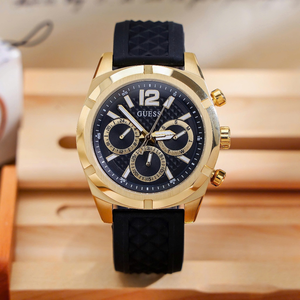 Đồng hồ nam Guess 𝐆𝐖𝐎𝟕𝟐𝟗𝐆2 𝐖𝐫𝐢𝐬𝐭𝐰𝐚𝐭𝐜𝐡 𝐑𝐞𝐬𝐢𝐬𝐭𝐚𝐧𝐜𝐞 Men's Watch, Authentic, Full box, Luxury Diamond Wa