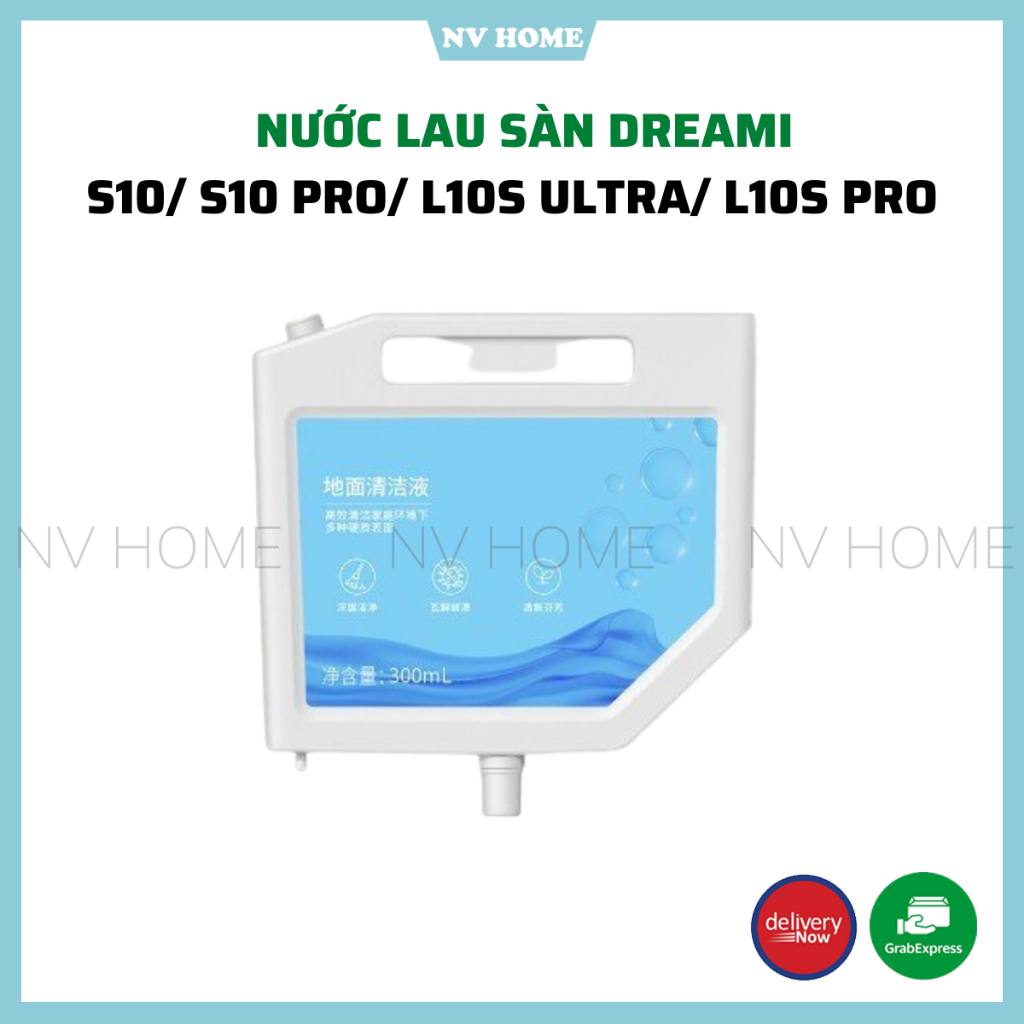 Nước lau sàn robot hút bụi lau nhà dreami s10, s10pro, l10s ultra, l10 prime, l10 ultra