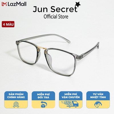 Gọng kính mắt nam nữ thời trang Jun Secret gọng nhựa dẻo mắt vuông form ôm mặt JS20A10 nhiều màu sắc lựa chọn