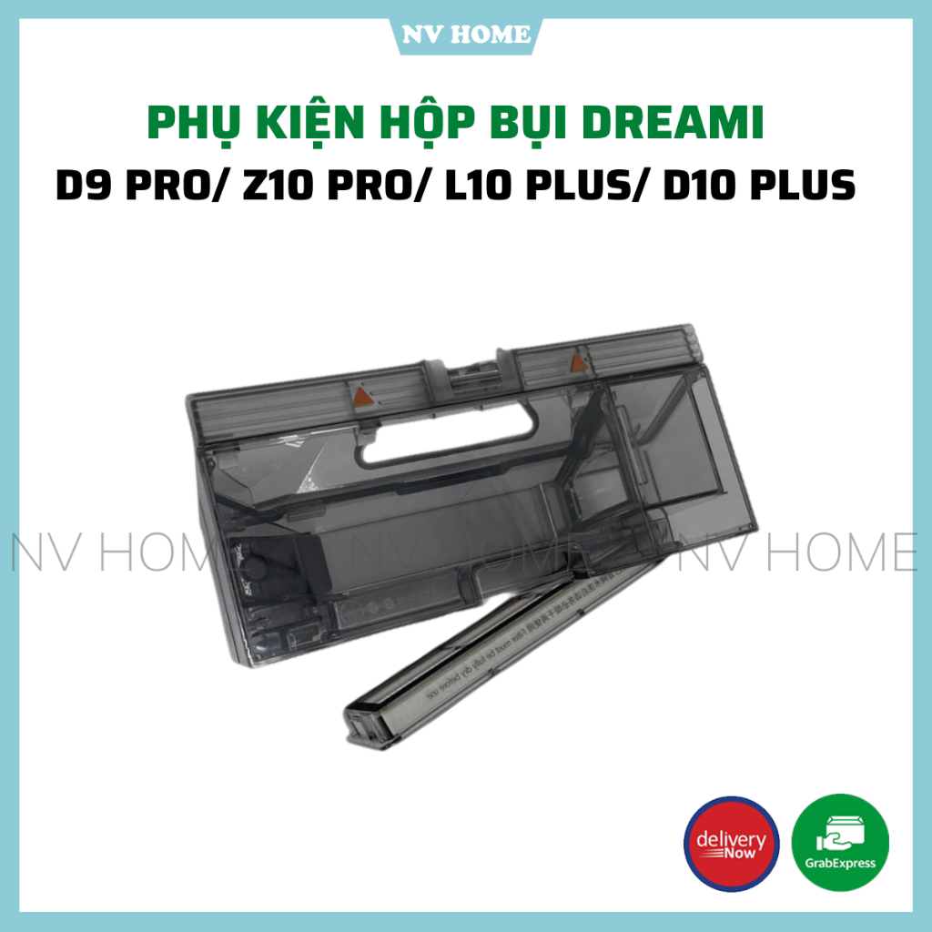 Phụ kiện robot hút bụi lau nhà Dreami Z10 Pro, D10 plus, L10 plus hộp bụi, hộp rác