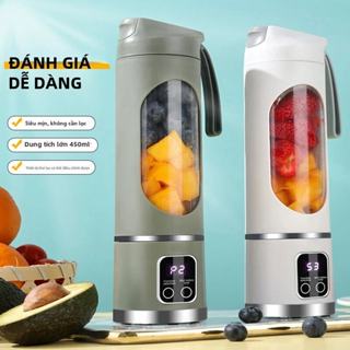 Máy Xay  Trái Cây Cầm Tay 12 Đầu Máy Xay Sinh Tố Trái Cây 450ml Với Pin 3000mAh Để Sử Dụng Tại Nhà