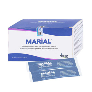 Gel giảm trào ngược MARIAL - Hộp 20 gói chống trào ngược bảo vệ phục hồi niêm mạc dạ dày, thực quản