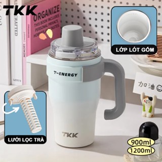Ly Giữ Nhiệt Có Ống Hút 800ml Lót Gốm Cốc Giữ Nhiệt Cafe Nữ Tumbler Xinh Xắn, Tiện Lợi, Dễ Mang Đi