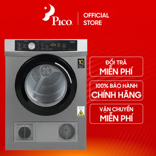   Pico Official - Lắp đặt 0Đ HN HCM  Máy sấy quần áo thông hơi AQUA AQH-V800H.SS 8 kg 