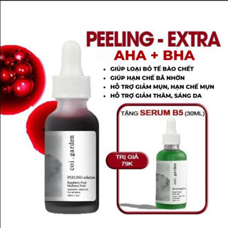 Peel da VƯỜN NHÀ CỘI AHA BHA peeling hỗ trợ giảm thâm mụn mịn da, giúp da sáng mịn đều màu thu nhỏ lỗ chân lông