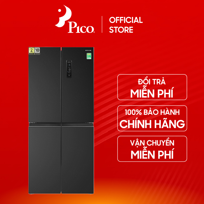 Tủ lạnh Hitachi Inverter 466 lít Multi Door HR4N7522DSDXVN - Chính hãng bảo hành 24 tháng