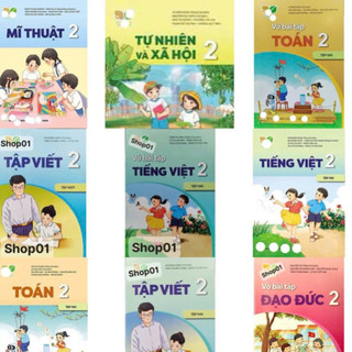 (kèm bọc bìa) vở tập viết toán tiếng việt .. lớp 2 kết nối tri thức