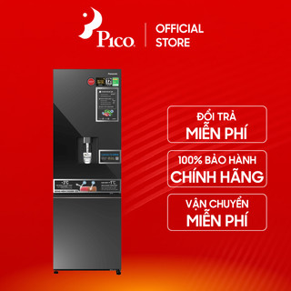   Pico Official - Lắp đặt 0Đ HN HCM  Tủ lạnh PANASONIC NR-BV361WGKV 325 lít Inverter màu kính đen 