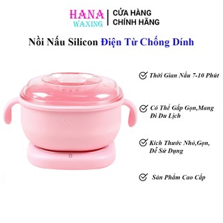  Nồi Điện Từ Nấu Sáp Wax Lông Cao Cấp - Thiết Kế Gấp Gọn Tiện Lợi Wax lông nách tay chân ria mép wax bikini 