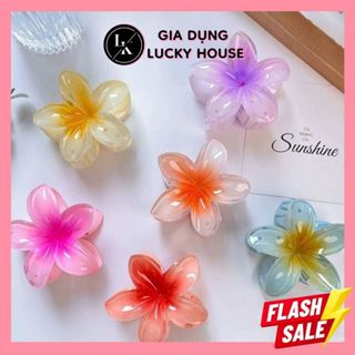  Kẹp Tóc Hoa Sứ LUMI 8CM Phong Cách Hàn Quốc Nhiều Màu Sắc - HOASU 
