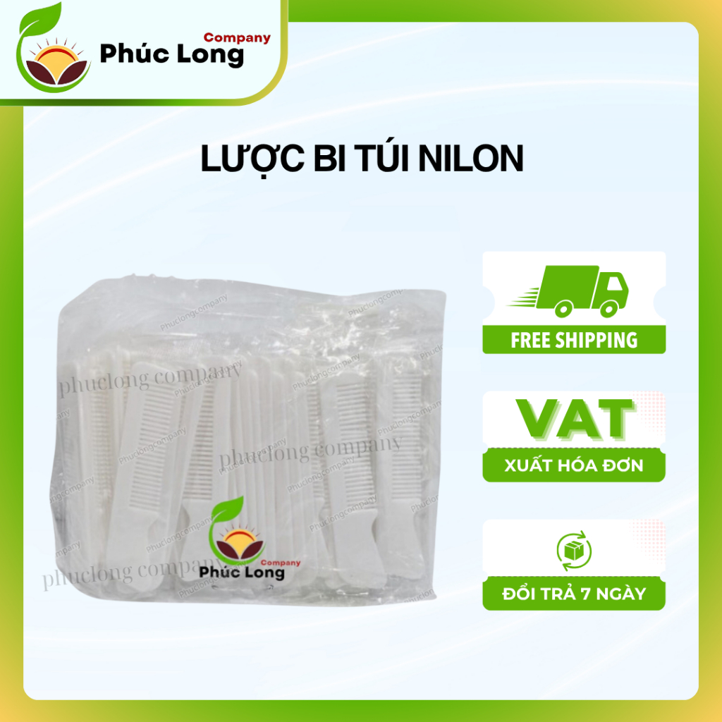 100 chiếc lược giá rẻ bao bì túi nilon cho khách sạn, nhà nghỉ