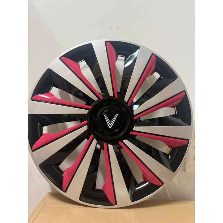 4 cái ốp lazang vf3 - vf5  R16 - ốp chụp mâm vành sắt vf3 và vf5, ốp mâm sắt  xe ô tô cỡ lốp 16 inch
