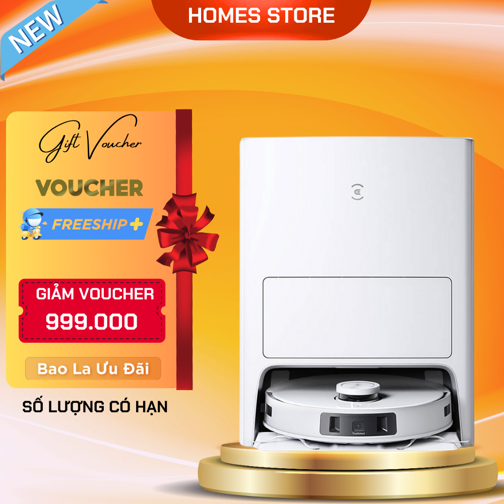 Robot Lau Nhà Ecovacs Deebot T20 Max Omni Lực Hút 7300 Pa, Tự Động Đổ Rác - New A45