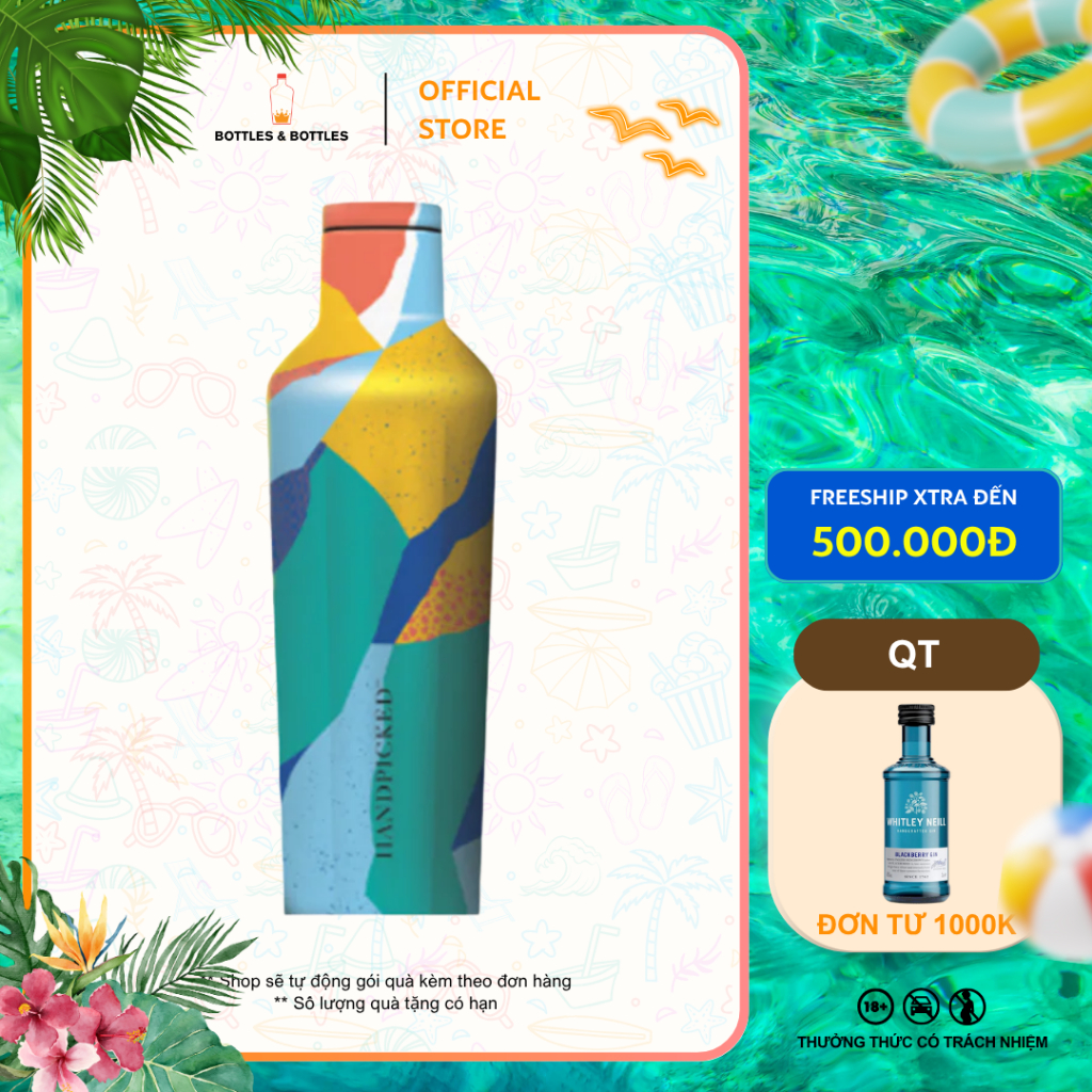 [HÀNG TẶNG KHÔNG BÁN] Bình Đựng Nước Handpicked - 500ML