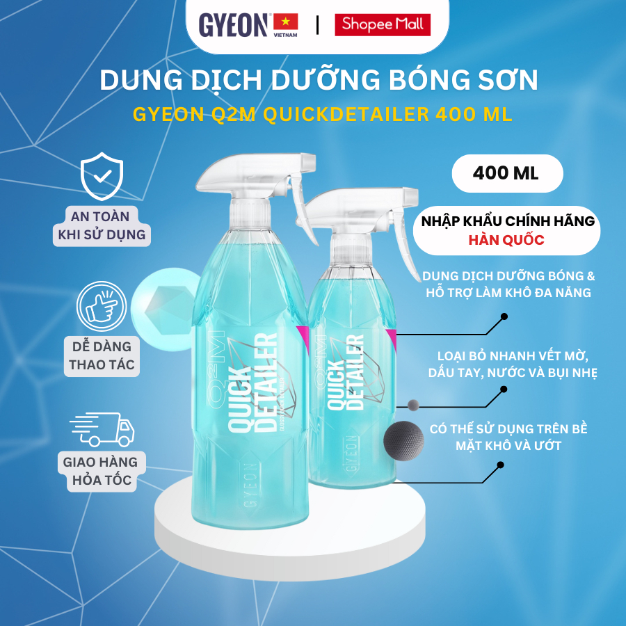 DUNG DỊCH BẢO DƯỠNG SƠN GYEON Q2M QuickDetailer