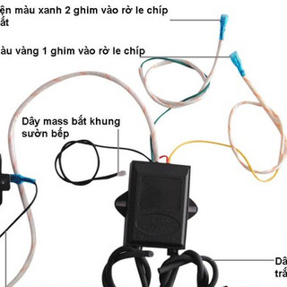 ic bếp ga 2 lò đánh lửa pin đại 1,5v