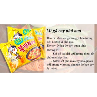 1 Gói Mì Cay Hàn Quốc Samyang - Nongshin - Đủ Vị