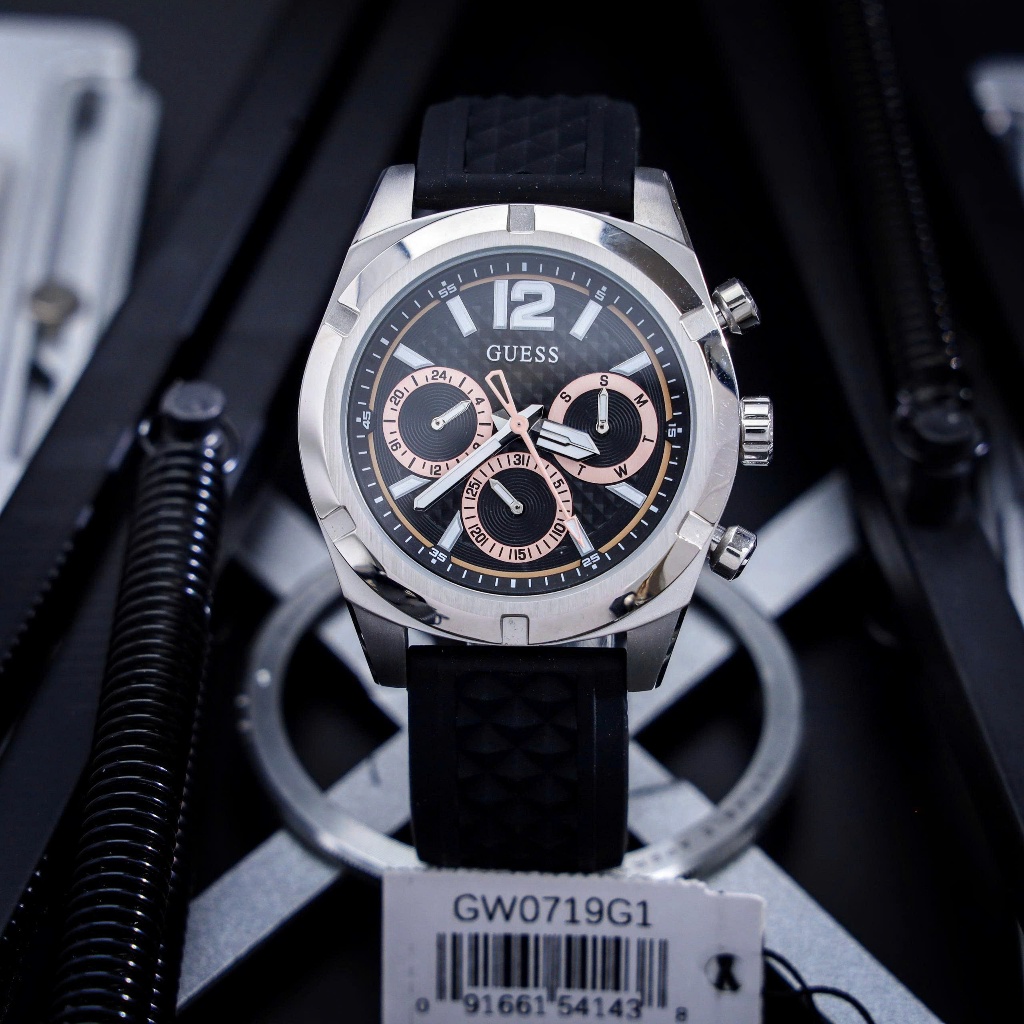 Đồng hồ nam Guess 𝐆𝐖𝐎𝟕𝟐𝟗𝐆𝟏 𝐖𝐫𝐢𝐬𝐭𝐰𝐚𝐭𝐜𝐡 𝐑𝐞𝐬𝐢𝐬𝐭𝐚𝐧𝐜𝐞 Men's Watch, Authentic, Full box, Luxury Diamond Wa