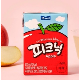 Nước Ép Maeil PicNic Vị Táo Hộp 200ml Hàn Quốc