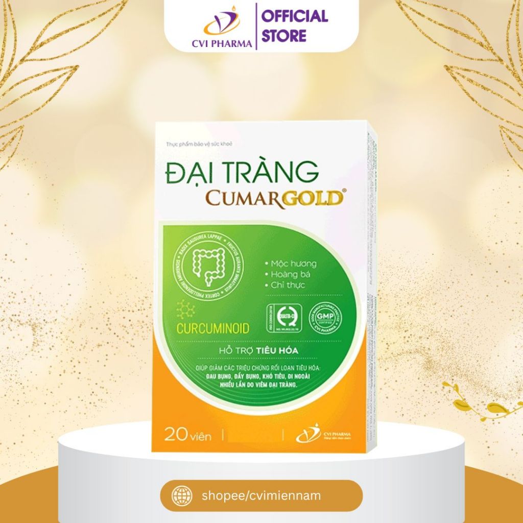 Viên Uống Đại Tràng Cumargold - Hộp 20 Viên