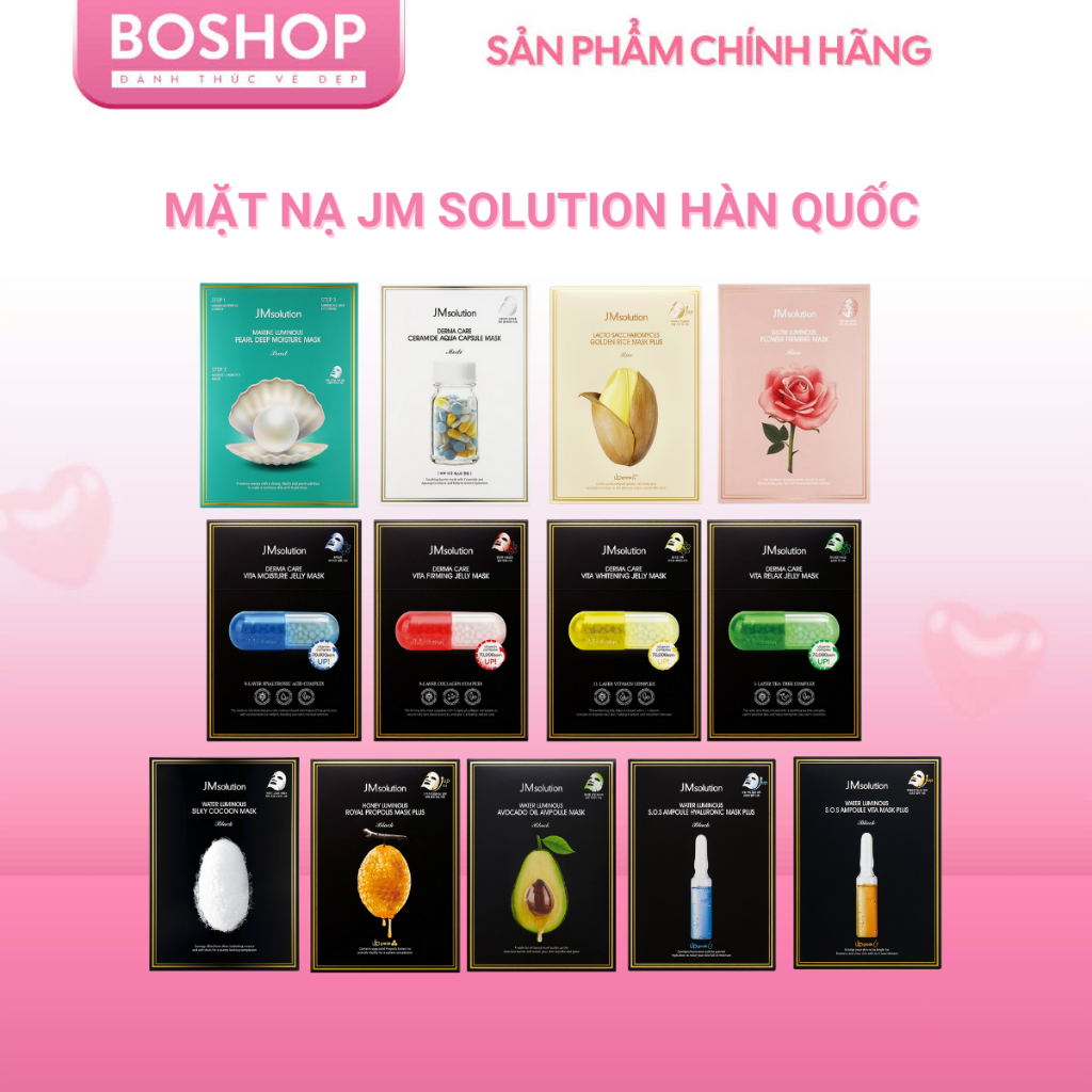 Mặt Nạ Giấy Jm solution Mask Chăm Sóc Da Toàn Diện 30ml - 1 Miếng