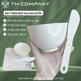  Bát Trộn Mặt Nạ Hàn Quốc Dẻo Chổi Đắp Cốc Đong Mặt Nạ Đẹp Sang Trọng - TH COMPANY 
