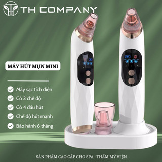  Máy hút mụn mini TH COMPANY bản mới 2024 dùng hút sợi bã nhờn mụn cám làm sạch da mặt 