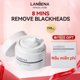 【Giá Live Độc Quyền Mặt Nạ Loại Bỏ Mụn Đầu Đen LANBENA, Phiên Bản Nâng Cấp 2.0, 60 CÁI Dải Mũi, Mặt Nạ Lột, Sữa Rửa Mặt