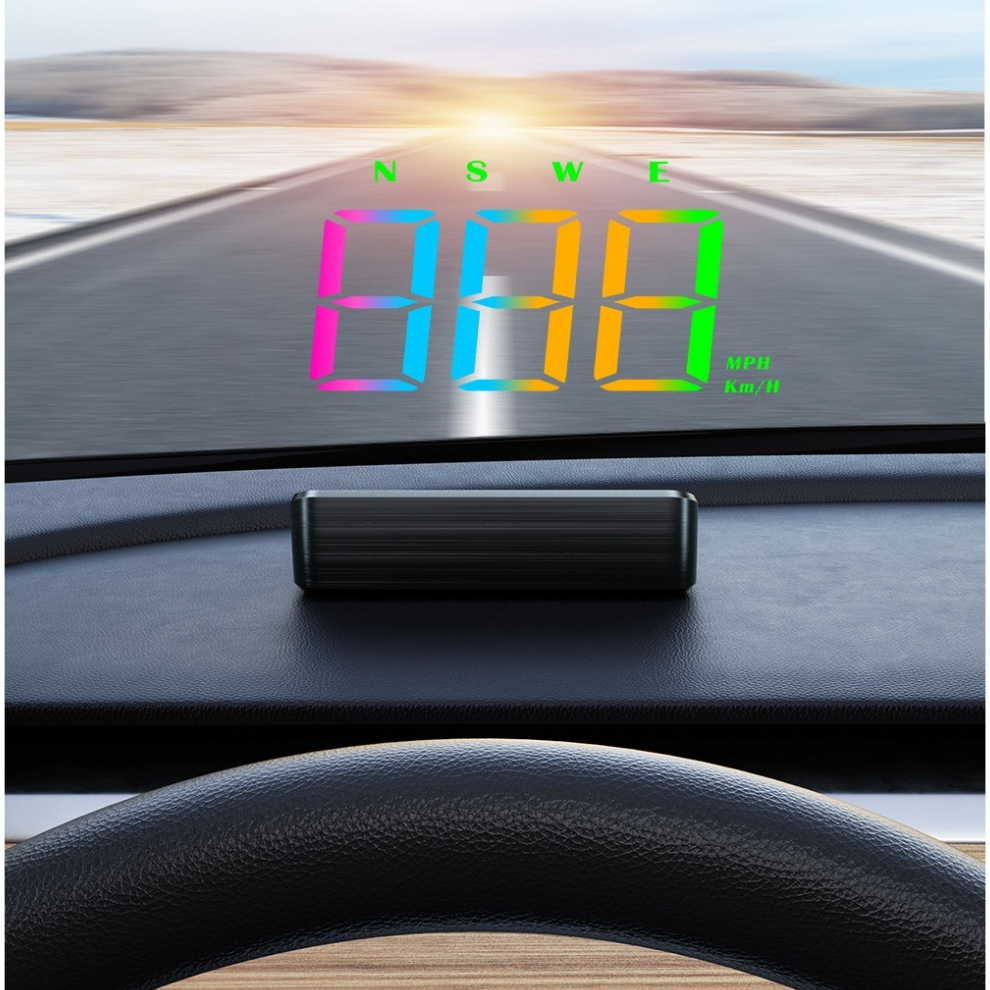 HUD Kính Lái Hiển Thị Đa Chức Năng Độ Phân Giải Cao M2S - Tín Hiệu GPS Kết Nối Cổng USB Type-C Nguồn