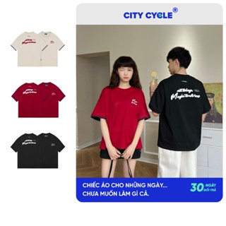 Áo thun phông unisex form rộng T Shirt Local Brand Chính Hãng City Cycle Áo thun Maybe Tomorrow