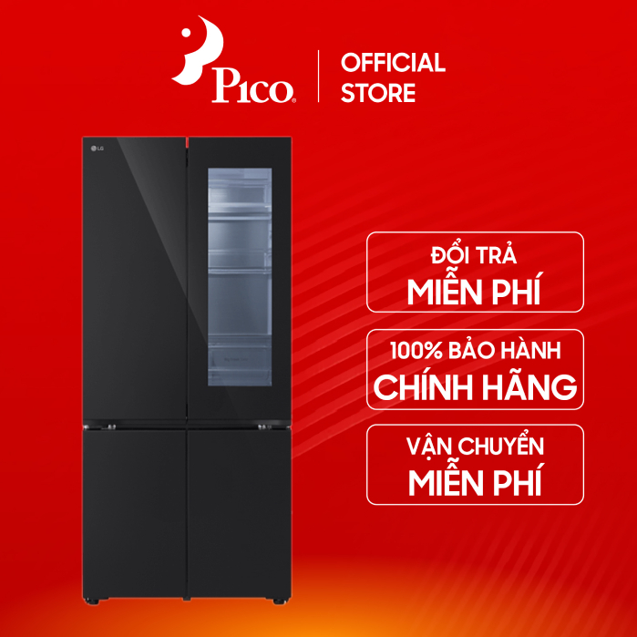 [Pico Official - Lắp đặt 0Đ HN HCM] Tủ lạnh LG Inverter 617 lít Multi Door InstaView LFB61BLGAI - Mớ