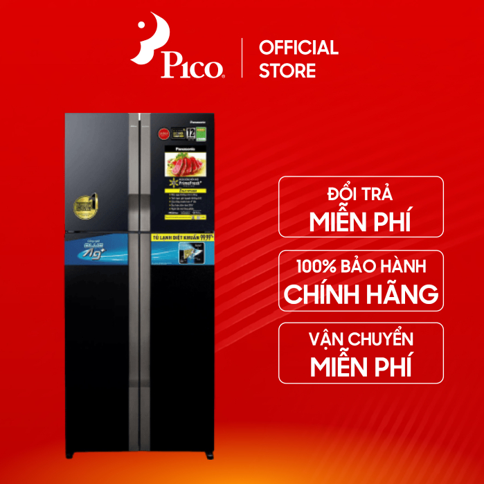 [Pico Official - Lắp đặt 0Đ HN HCM] Tủ Lạnh Panasonic NR-DZ601VGKV 550 lít Inverter
