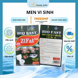  Bột men vi sinh khử mùi toilet bồn cầu chống đầy bồn cầu Zifat khối lượng 300g 