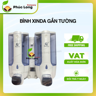  Hộp đựng dầu gội sữa tắm gắn tường Xinda đôi chính hãng   có thể dán không cần khoan tường  