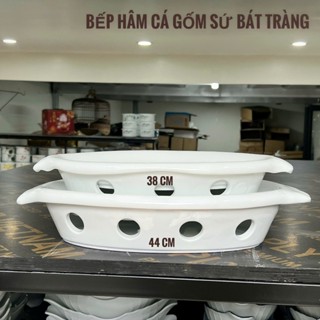 Bếp cá hâm nóng, hàng sứ Bát Tràng cao cấp