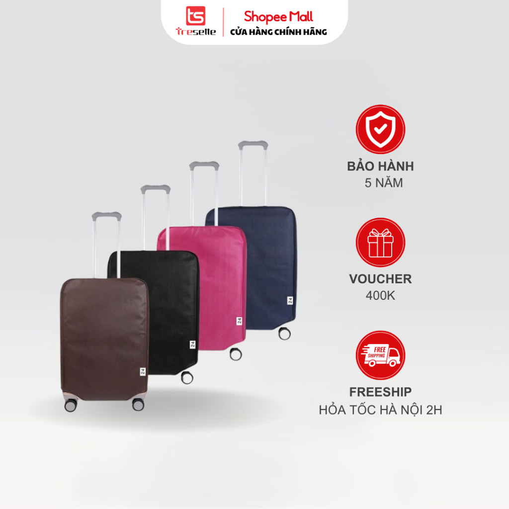 Bọc vải vali TTresette (note size vali khi chọn)