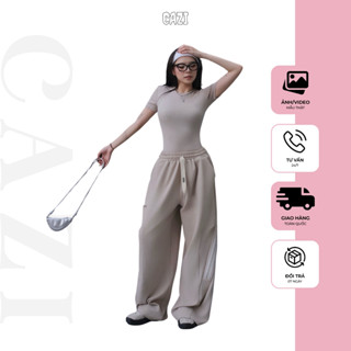 [lẻ quần] Cazi Balancy Pants - Quần túi chéo can thân đè dây