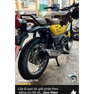  Lốp 3.50-16 CA120 lắp cho PG1 Sau SUZUKI GN 125 150 Có sử dụng săm   tương đương size 90 100-16 . 