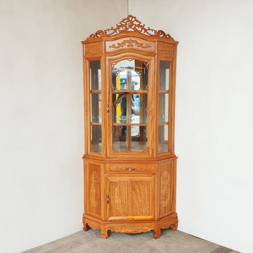 Tủ   R   ự   u   Góc Gỗ Gõ Đỏ Hàng Đẹp , tủ trưng bày , kệ góc gỗ gõ trang trí