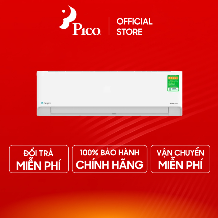 Máy lạnh inverter Casper 2.5 HP HC-24IA32 - Điều hòa Casper 1 chiều Inverter 24000 BTU - Chính hãng bảo hành 3 năm