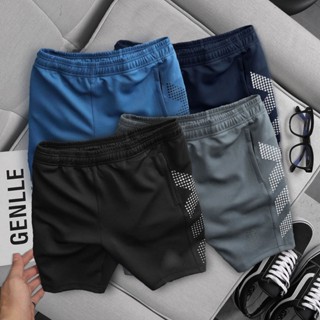 Quần đùi nam chất vải thun lạnh thể thao 2 túi khóa kéo vải dày dặn mềm mịn co dãn 4 chiều - QSTT013