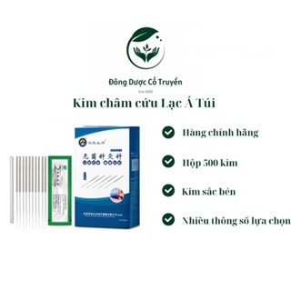 Kim châm cứu Lạc Á - Hộp 500 kim - Đóng túi - Siêu rẻ - Siêu bén - Đủ kích thước