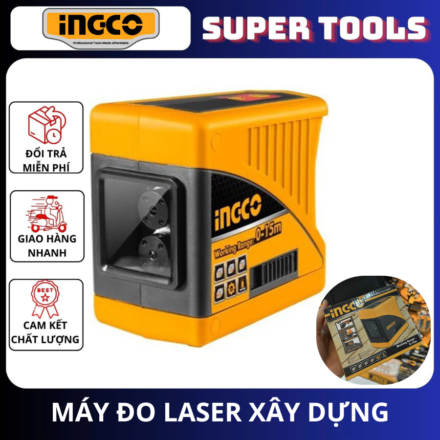 INGCO HLL156501 Máy đo laser xây dựng