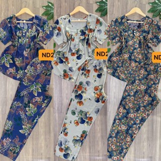 Đồ Bộ TOLE / LANH NHUN Trung Niên Mặc Nhà Cho Mẹ, Bộ Tay Ngắn Quần Dài Sang Trọng, vải lanh rất mát (40-80kg e có size )