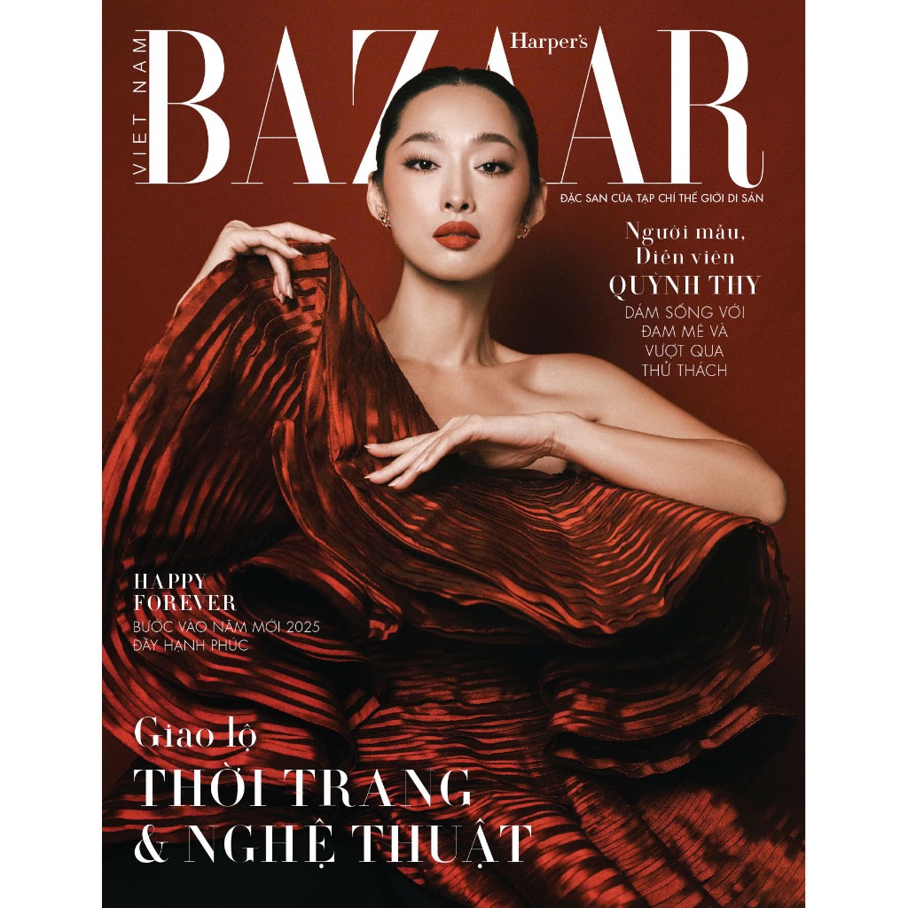 Sách - Tạp chí Harper's Bazaar tháng 1/2025 - Quỳnh Thy