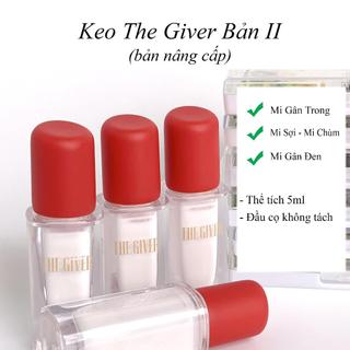  The Giver  Keo Dán Mi Nắp Đỏ Keo Dán Lông Mi Giả Nhanh Khô Không Gây Kích Ứng 
