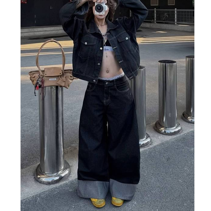 Quần Jeans Ống Suông Ver 3 màu denim tôn dáng form unisex nam nữ SM99 | BigBuy360 - bigbuy360.vn