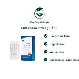 (COMBO 5 HỘP) Kim châm cứu Lạc Á - Hộp 100 kim - Đóng túi - Siêu rẻ - Siêu bén - Đủ kích thước