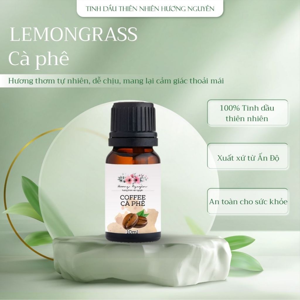Tinh dầu cà phê – Essential Coffee oil, hương thơm Ấm, dịu làm tinh thần sản khoái