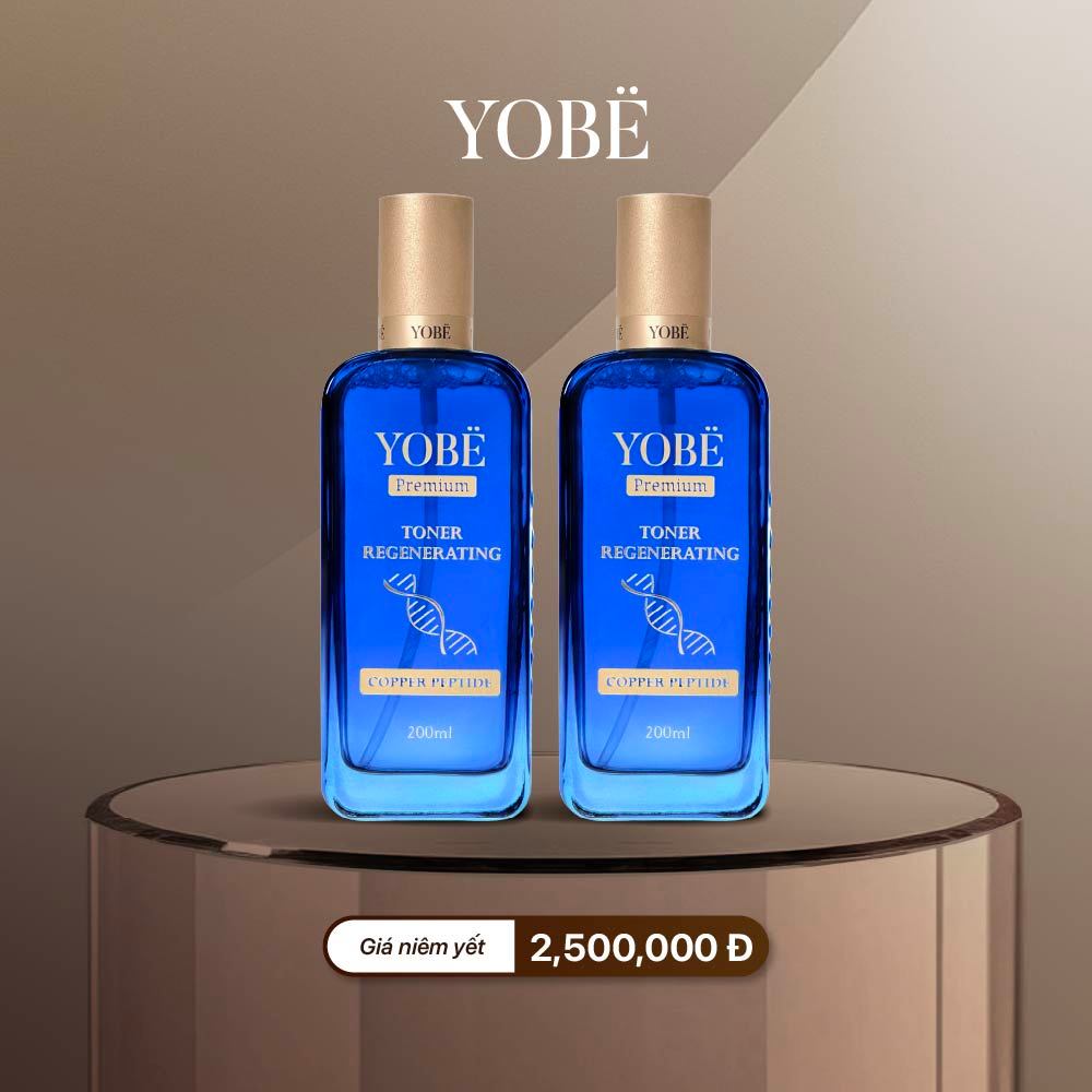 Combo 02 Toner Coppper Peptide YOBE 200mL